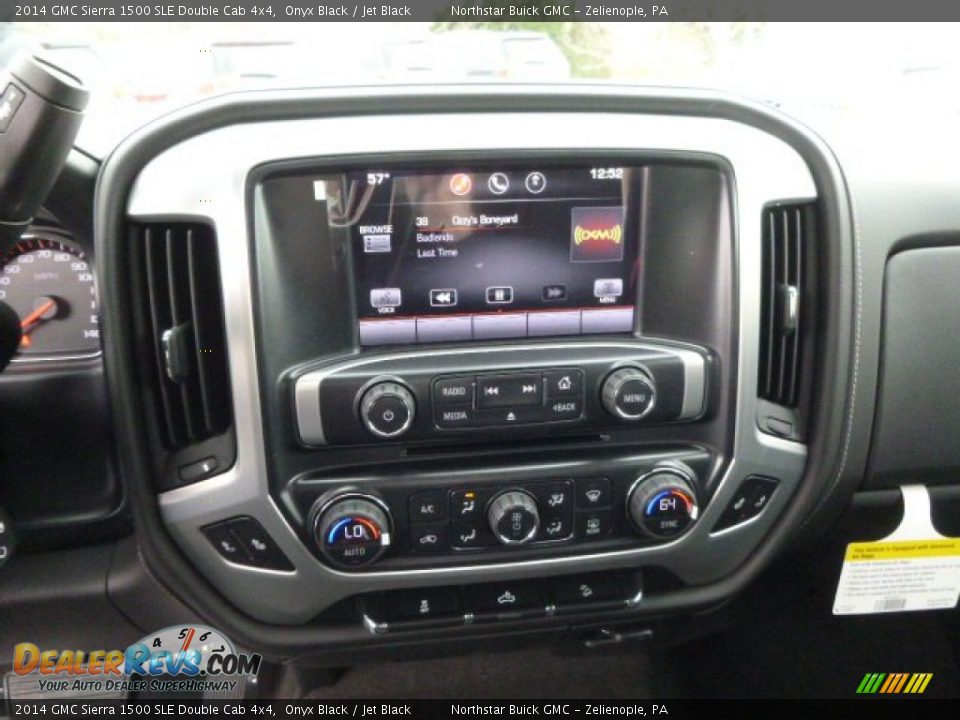 2014 GMC Sierra 1500 SLE Double Cab 4x4 Onyx Black / Jet Black Photo #16