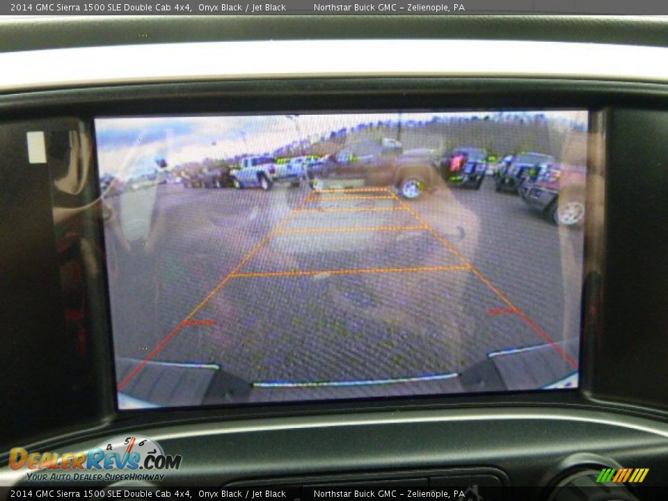2014 GMC Sierra 1500 SLE Double Cab 4x4 Onyx Black / Jet Black Photo #17