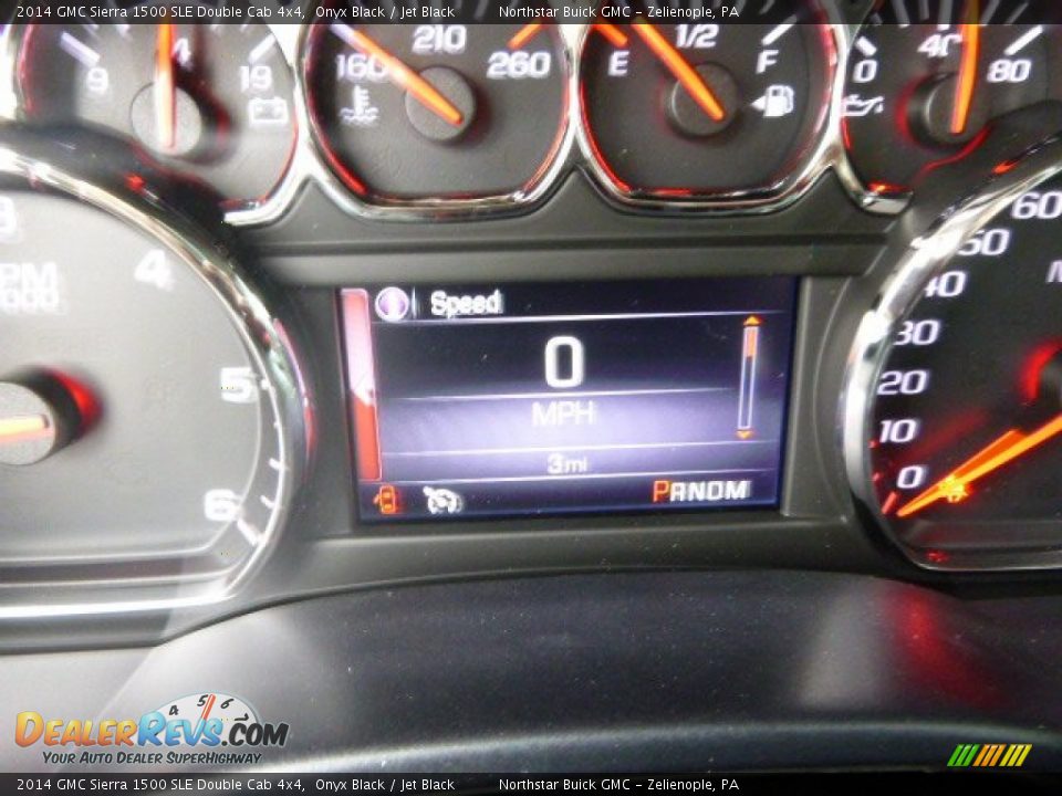 2014 GMC Sierra 1500 SLE Double Cab 4x4 Onyx Black / Jet Black Photo #19
