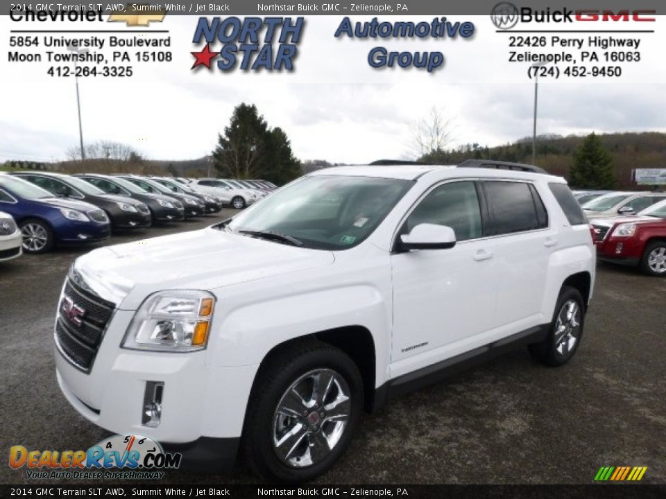 2014 GMC Terrain SLT AWD Summit White / Jet Black Photo #1