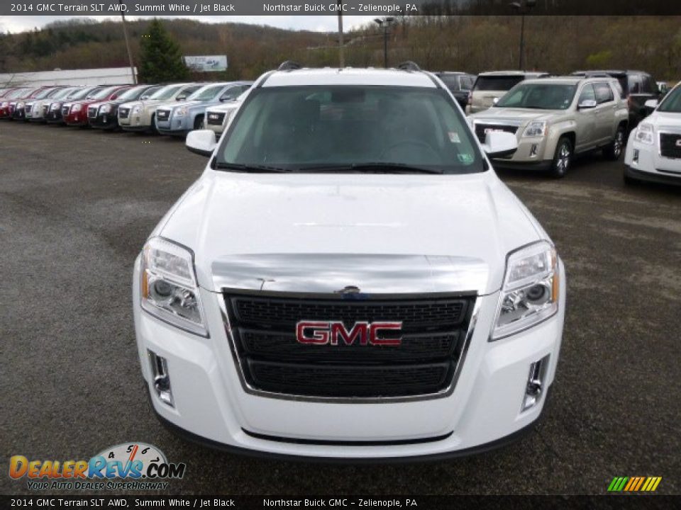 2014 GMC Terrain SLT AWD Summit White / Jet Black Photo #2