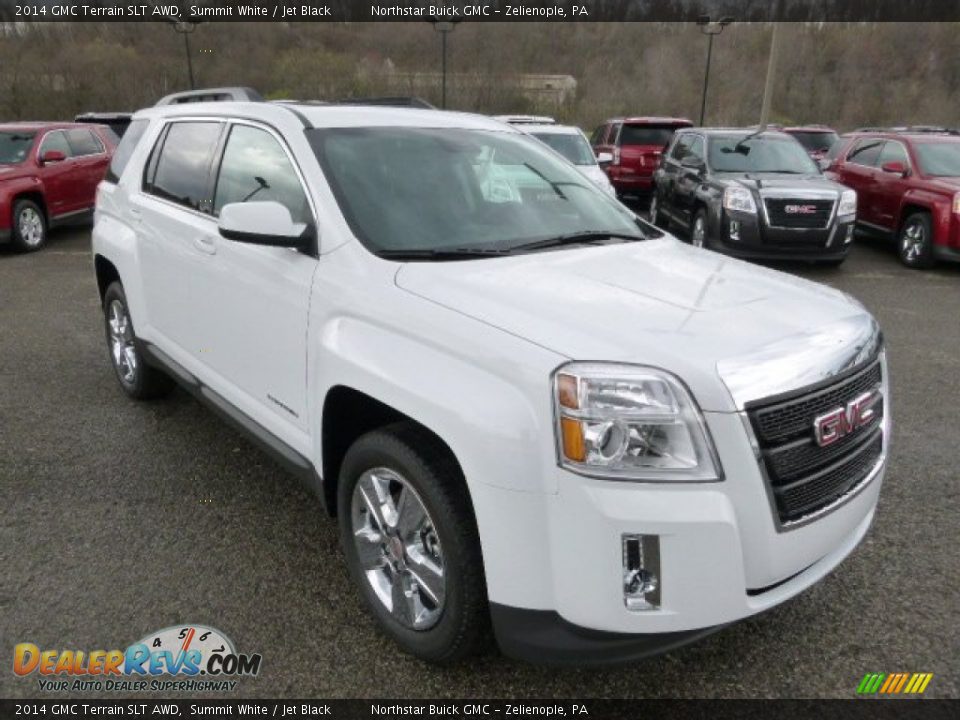 2014 GMC Terrain SLT AWD Summit White / Jet Black Photo #3