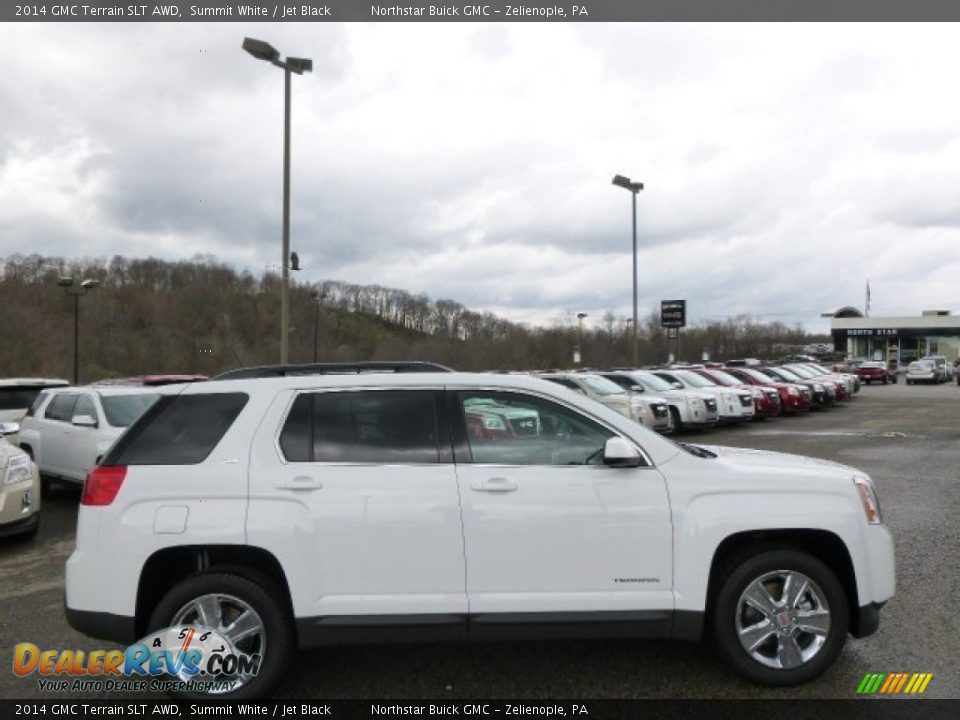 2014 GMC Terrain SLT AWD Summit White / Jet Black Photo #4