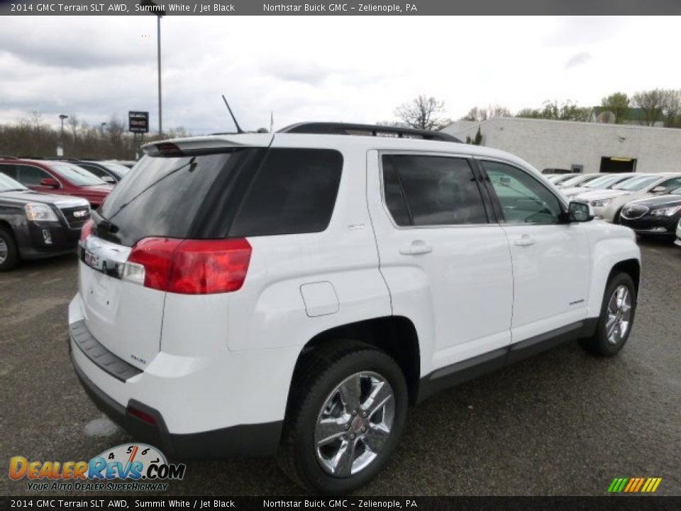 2014 GMC Terrain SLT AWD Summit White / Jet Black Photo #5