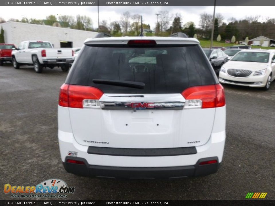 2014 GMC Terrain SLT AWD Summit White / Jet Black Photo #6