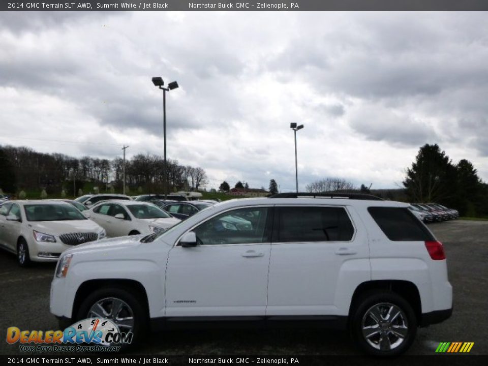 2014 GMC Terrain SLT AWD Summit White / Jet Black Photo #8