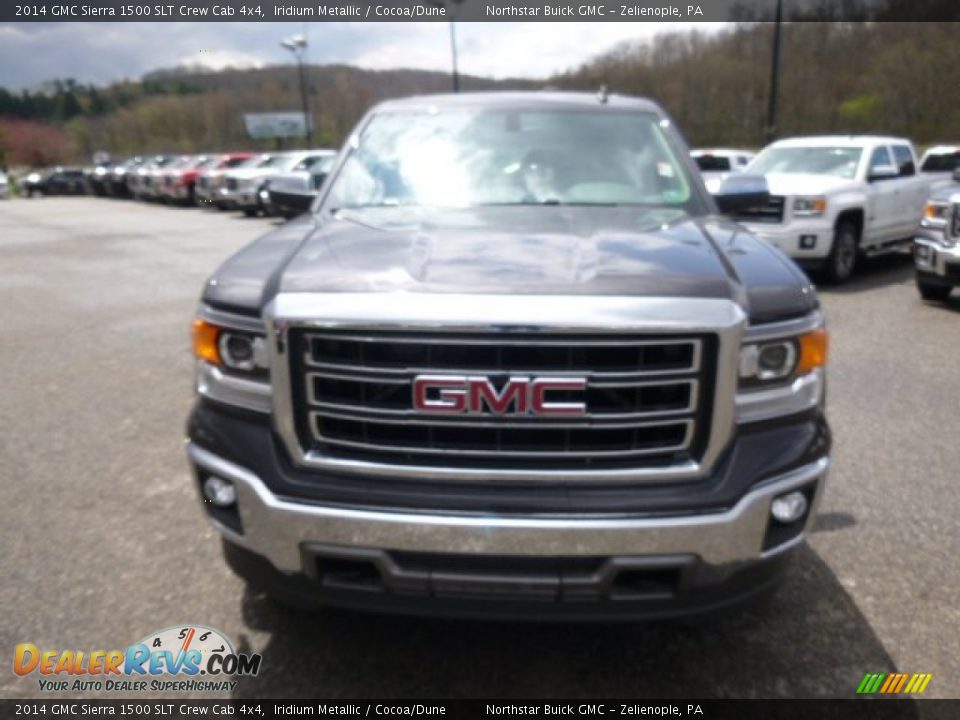 2014 GMC Sierra 1500 SLT Crew Cab 4x4 Iridium Metallic / Cocoa/Dune Photo #2