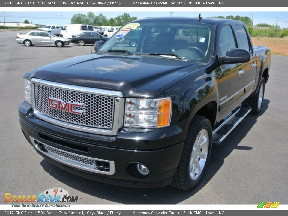 2012 GMC Sierra 1500 Denali Crew Cab 4x4 Onyx Black / Ebony Photo #2
