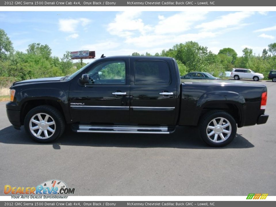 2012 GMC Sierra 1500 Denali Crew Cab 4x4 Onyx Black / Ebony Photo #3
