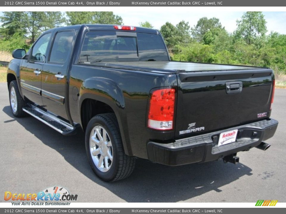 2012 GMC Sierra 1500 Denali Crew Cab 4x4 Onyx Black / Ebony Photo #4