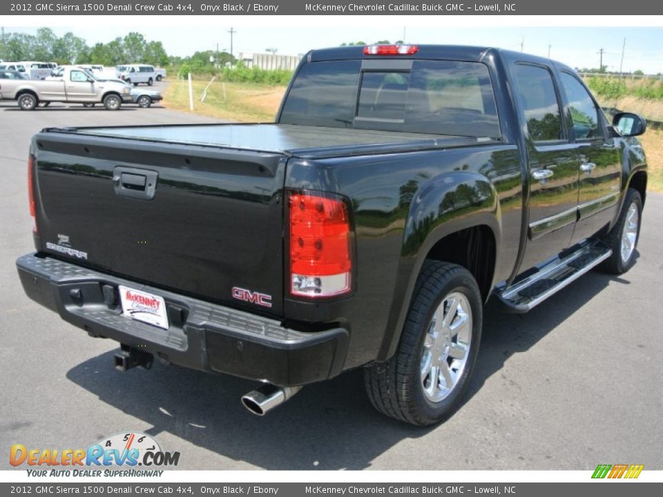 2012 GMC Sierra 1500 Denali Crew Cab 4x4 Onyx Black / Ebony Photo #5