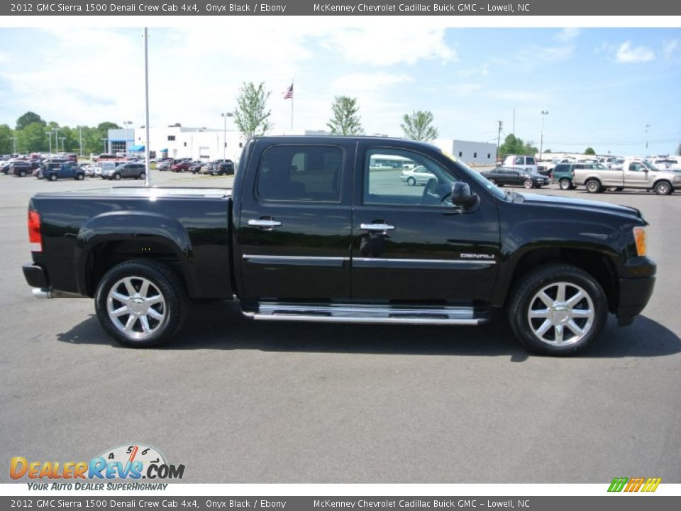 2012 GMC Sierra 1500 Denali Crew Cab 4x4 Onyx Black / Ebony Photo #6