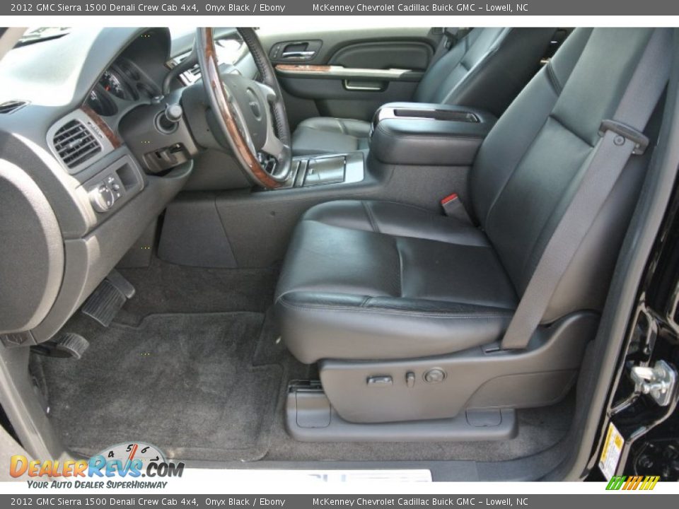 2012 GMC Sierra 1500 Denali Crew Cab 4x4 Onyx Black / Ebony Photo #8