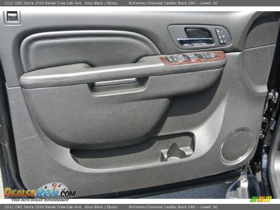 2012 GMC Sierra 1500 Denali Crew Cab 4x4 Onyx Black / Ebony Photo #10