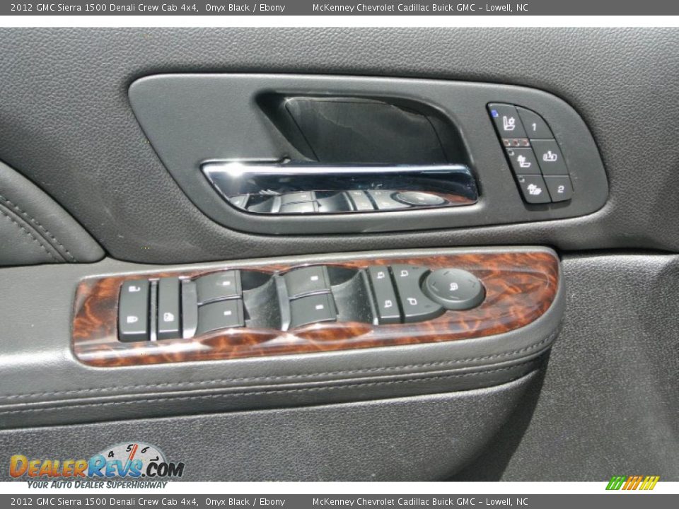2012 GMC Sierra 1500 Denali Crew Cab 4x4 Onyx Black / Ebony Photo #11