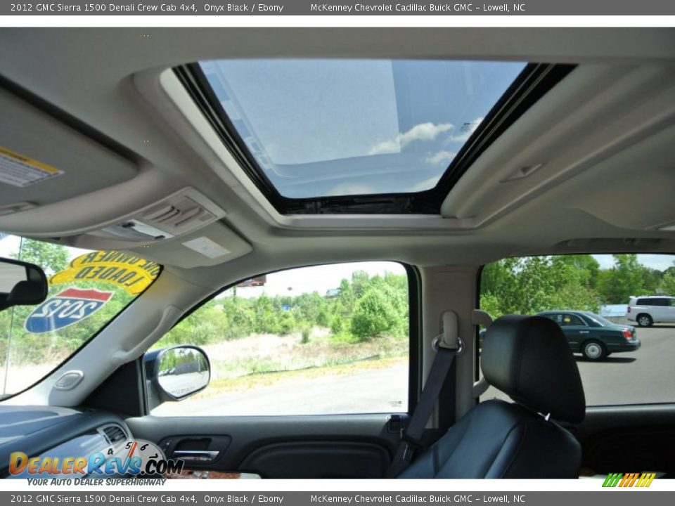 2012 GMC Sierra 1500 Denali Crew Cab 4x4 Onyx Black / Ebony Photo #12
