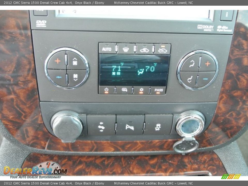 2012 GMC Sierra 1500 Denali Crew Cab 4x4 Onyx Black / Ebony Photo #13