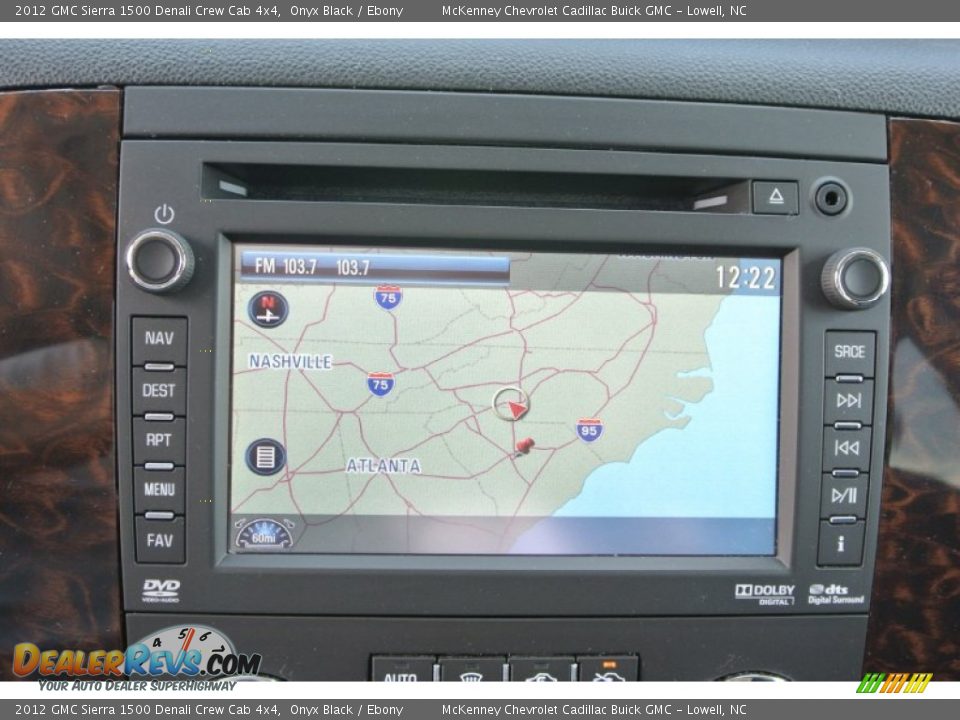 2012 GMC Sierra 1500 Denali Crew Cab 4x4 Onyx Black / Ebony Photo #14