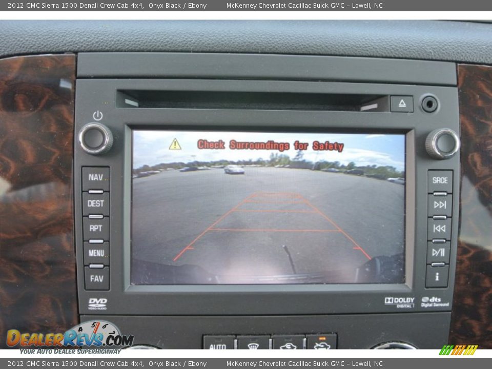 2012 GMC Sierra 1500 Denali Crew Cab 4x4 Onyx Black / Ebony Photo #15