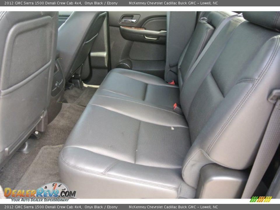 2012 GMC Sierra 1500 Denali Crew Cab 4x4 Onyx Black / Ebony Photo #19