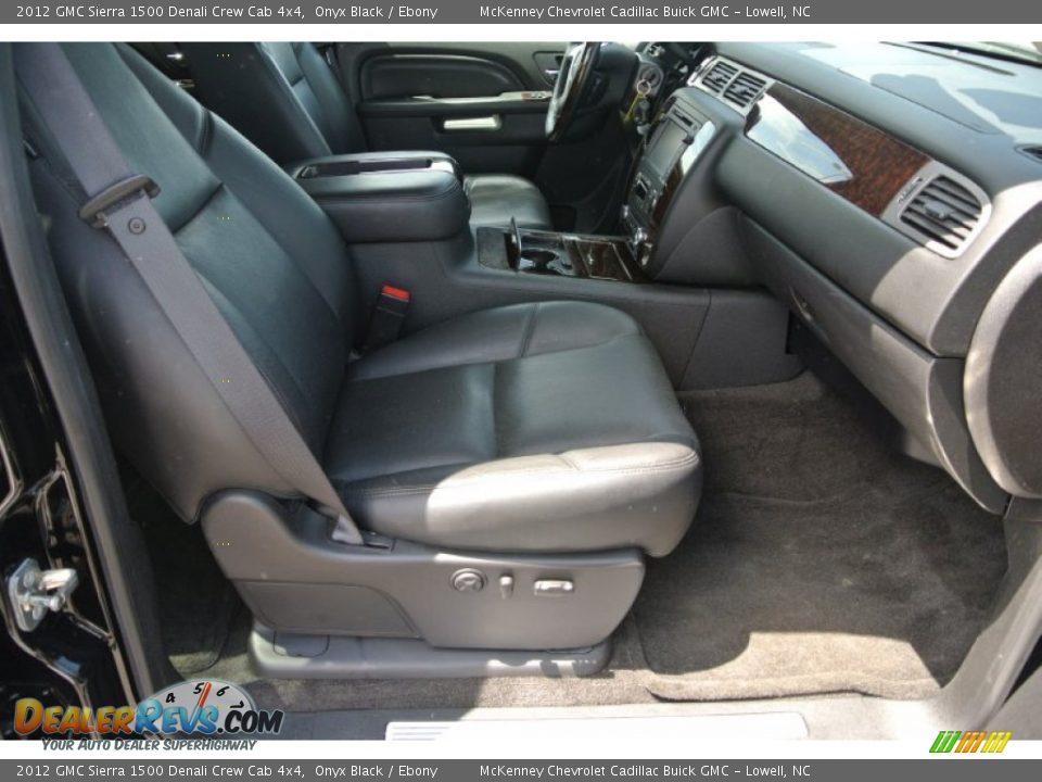 2012 GMC Sierra 1500 Denali Crew Cab 4x4 Onyx Black / Ebony Photo #21