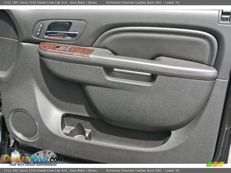 2012 GMC Sierra 1500 Denali Crew Cab 4x4 Onyx Black / Ebony Photo #23
