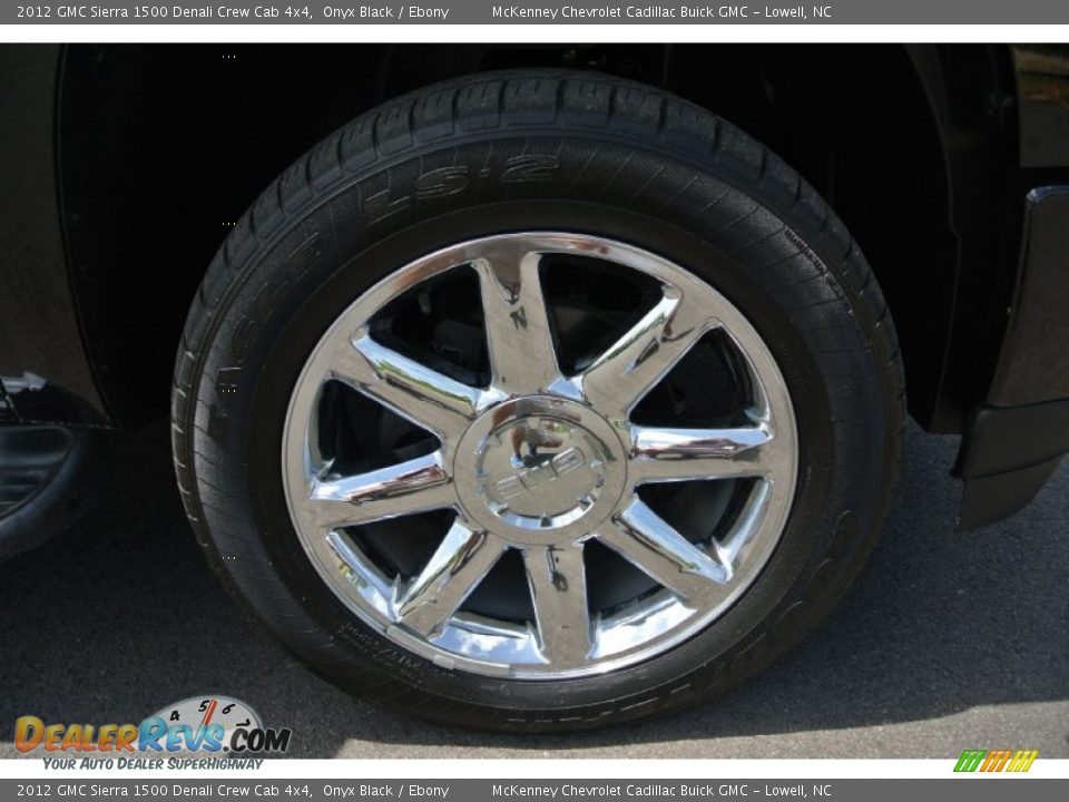 2012 GMC Sierra 1500 Denali Crew Cab 4x4 Onyx Black / Ebony Photo #25
