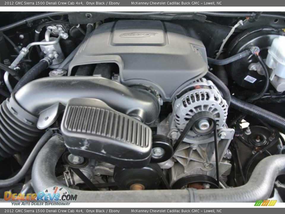2012 GMC Sierra 1500 Denali Crew Cab 4x4 Onyx Black / Ebony Photo #26
