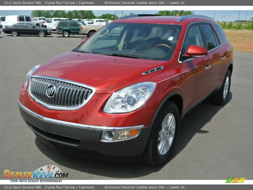 2012 Buick Enclave FWD Crystal Red Tintcoat / Cashmere Photo #2