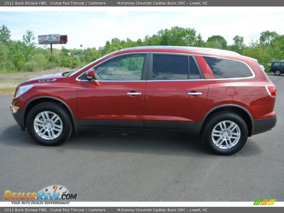2012 Buick Enclave FWD Crystal Red Tintcoat / Cashmere Photo #3