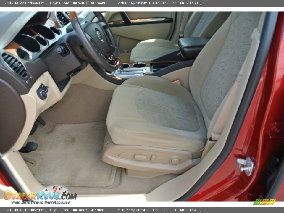 2012 Buick Enclave FWD Crystal Red Tintcoat / Cashmere Photo #8
