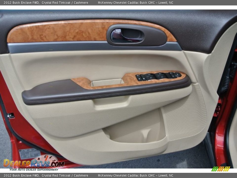 2012 Buick Enclave FWD Crystal Red Tintcoat / Cashmere Photo #10