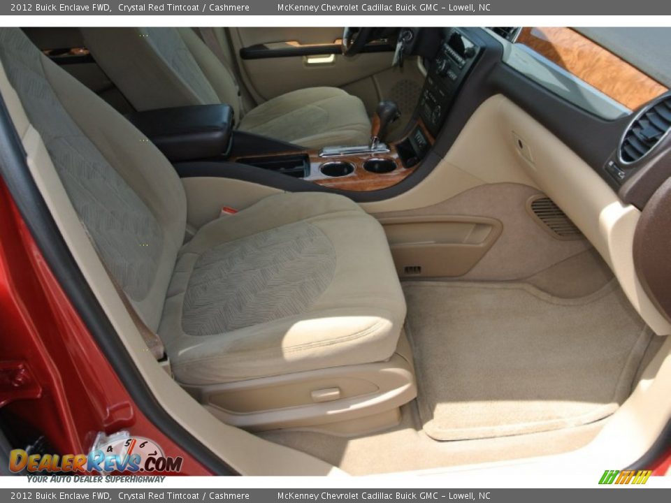 2012 Buick Enclave FWD Crystal Red Tintcoat / Cashmere Photo #24