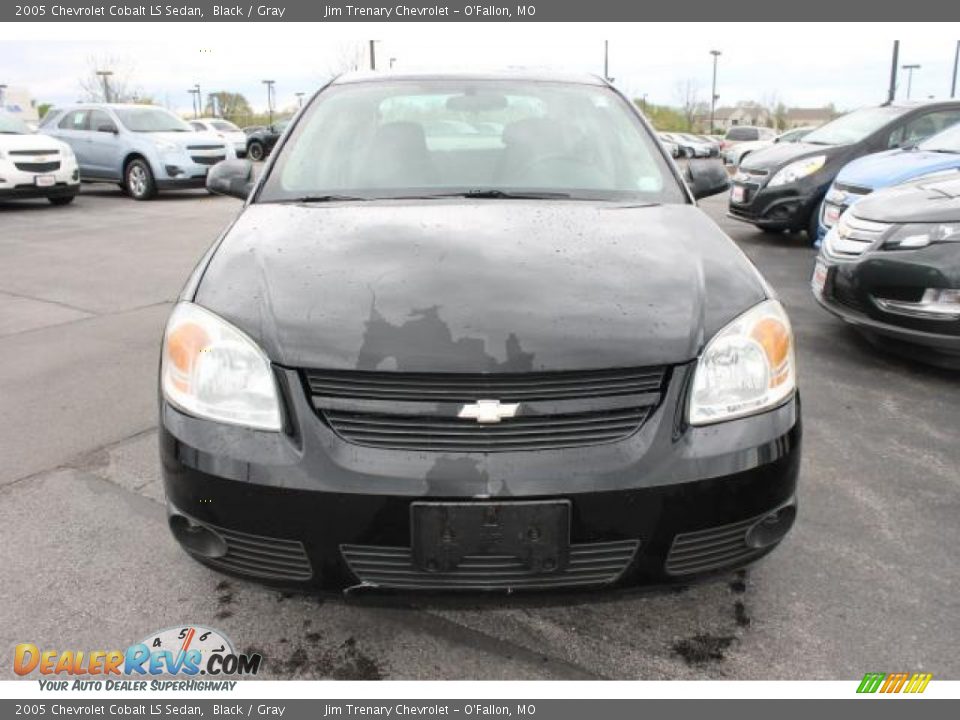 2005 Chevrolet Cobalt LS Sedan Black / Gray Photo #7
