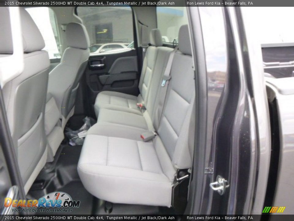 2015 Chevrolet Silverado 2500HD WT Double Cab 4x4 Tungsten Metallic / Jet Black/Dark Ash Photo #12