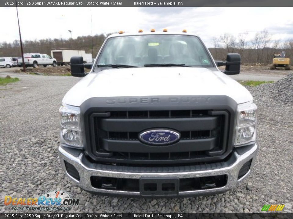 2015 Ford F250 Super Duty XL Regular Cab Oxford White / Steel Photo #3