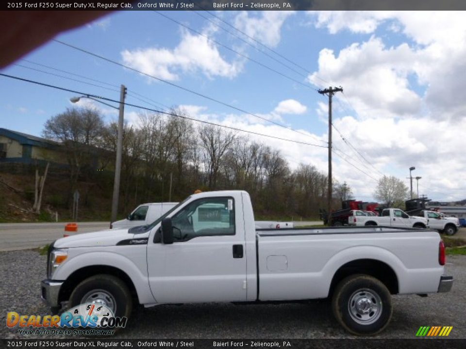 2015 Ford F250 Super Duty XL Regular Cab Oxford White / Steel Photo #5