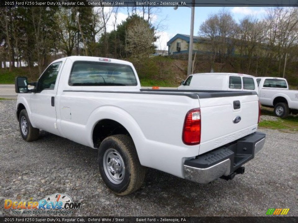 2015 Ford F250 Super Duty XL Regular Cab Oxford White / Steel Photo #6