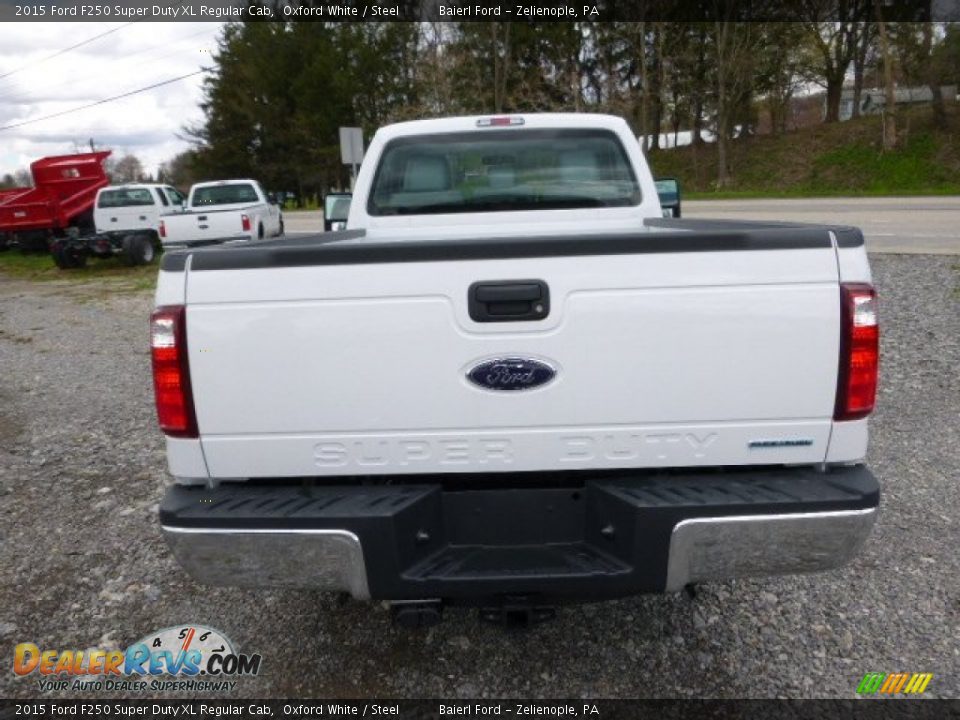 2015 Ford F250 Super Duty XL Regular Cab Oxford White / Steel Photo #7