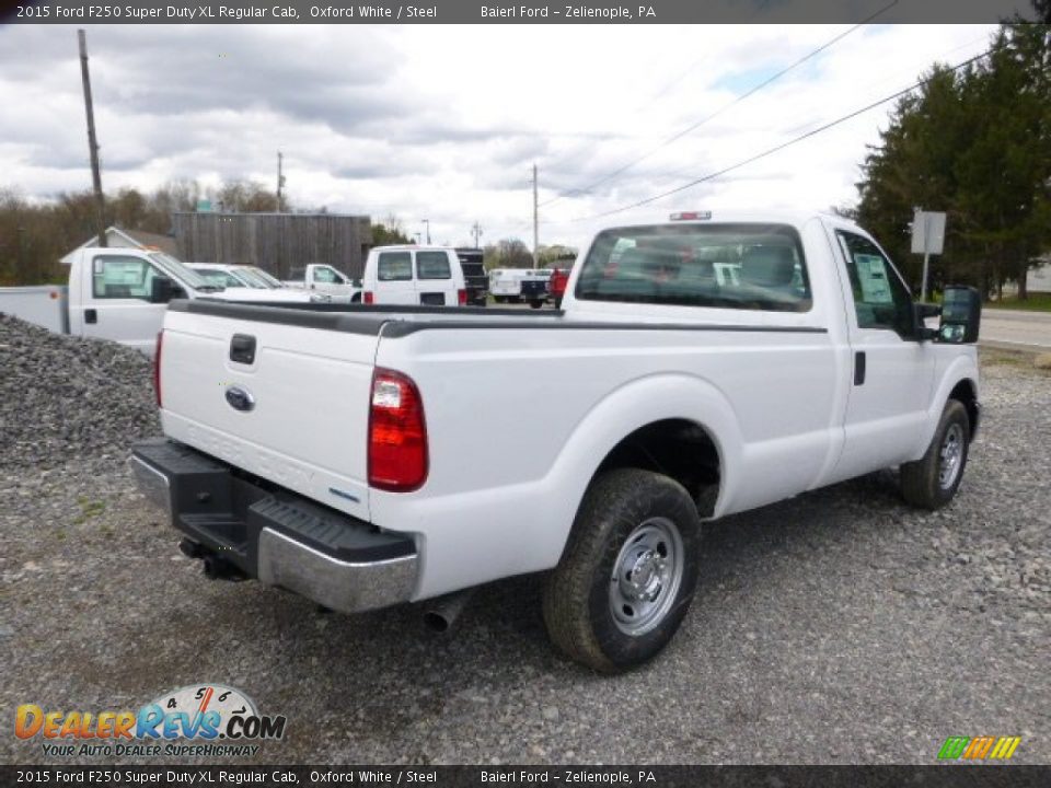 2015 Ford F250 Super Duty XL Regular Cab Oxford White / Steel Photo #8