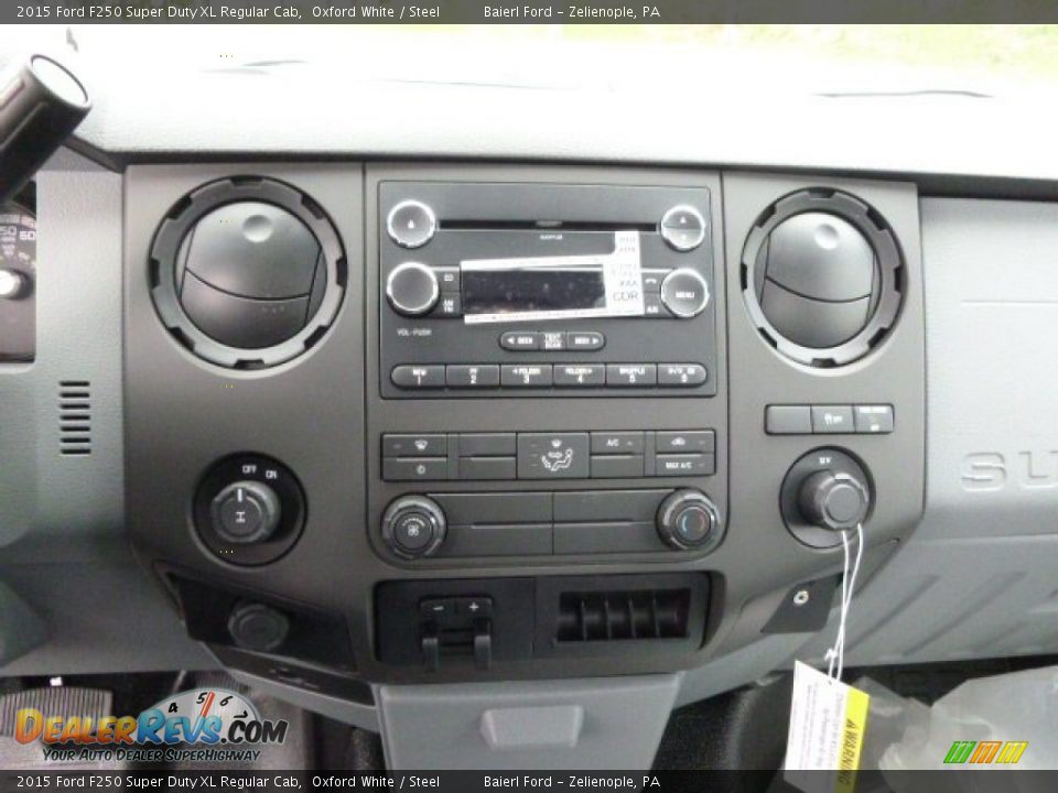 2015 Ford F250 Super Duty XL Regular Cab Oxford White / Steel Photo #13