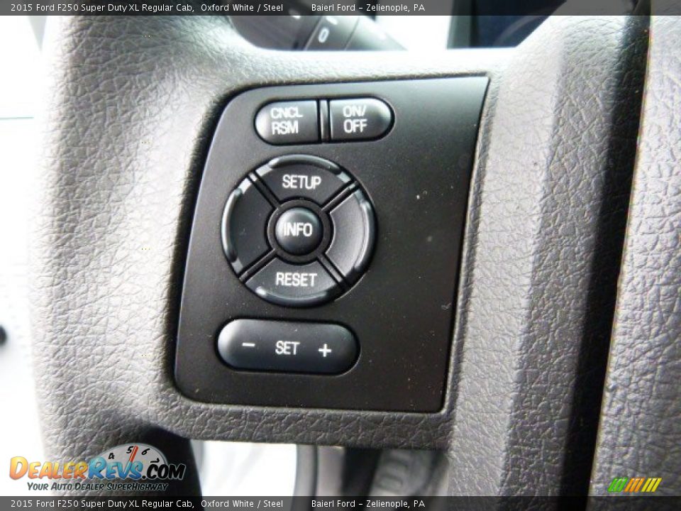 2015 Ford F250 Super Duty XL Regular Cab Oxford White / Steel Photo #17