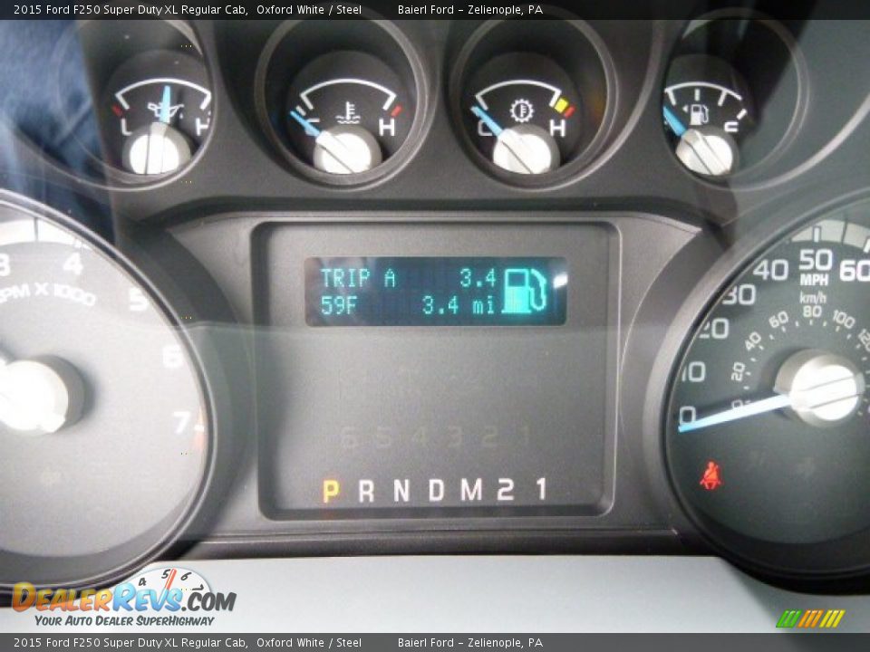 2015 Ford F250 Super Duty XL Regular Cab Oxford White / Steel Photo #19