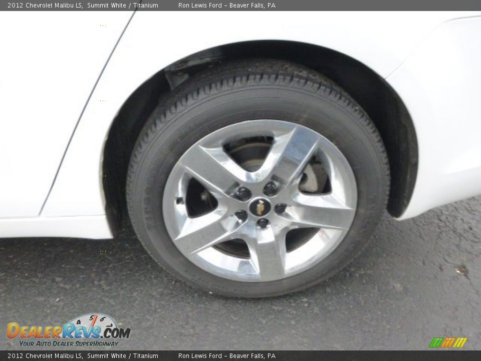 2012 Chevrolet Malibu LS Summit White / Titanium Photo #9