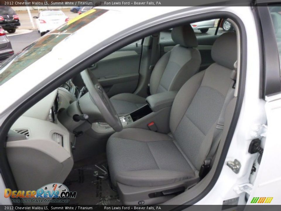 2012 Chevrolet Malibu LS Summit White / Titanium Photo #10