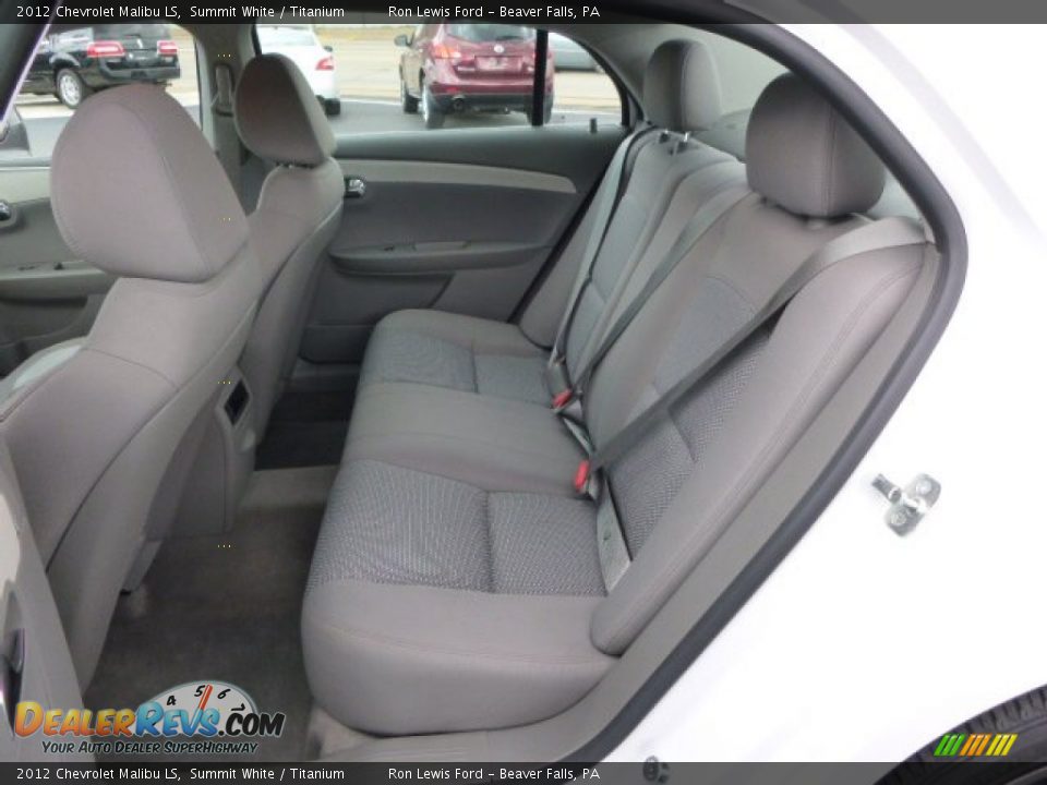 2012 Chevrolet Malibu LS Summit White / Titanium Photo #12