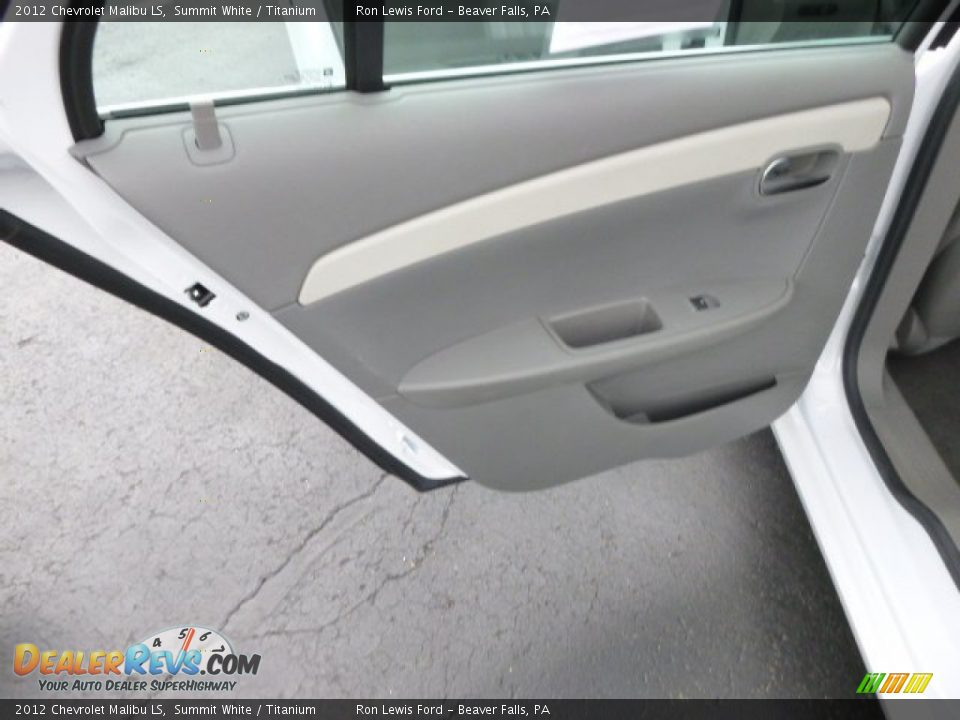 2012 Chevrolet Malibu LS Summit White / Titanium Photo #13