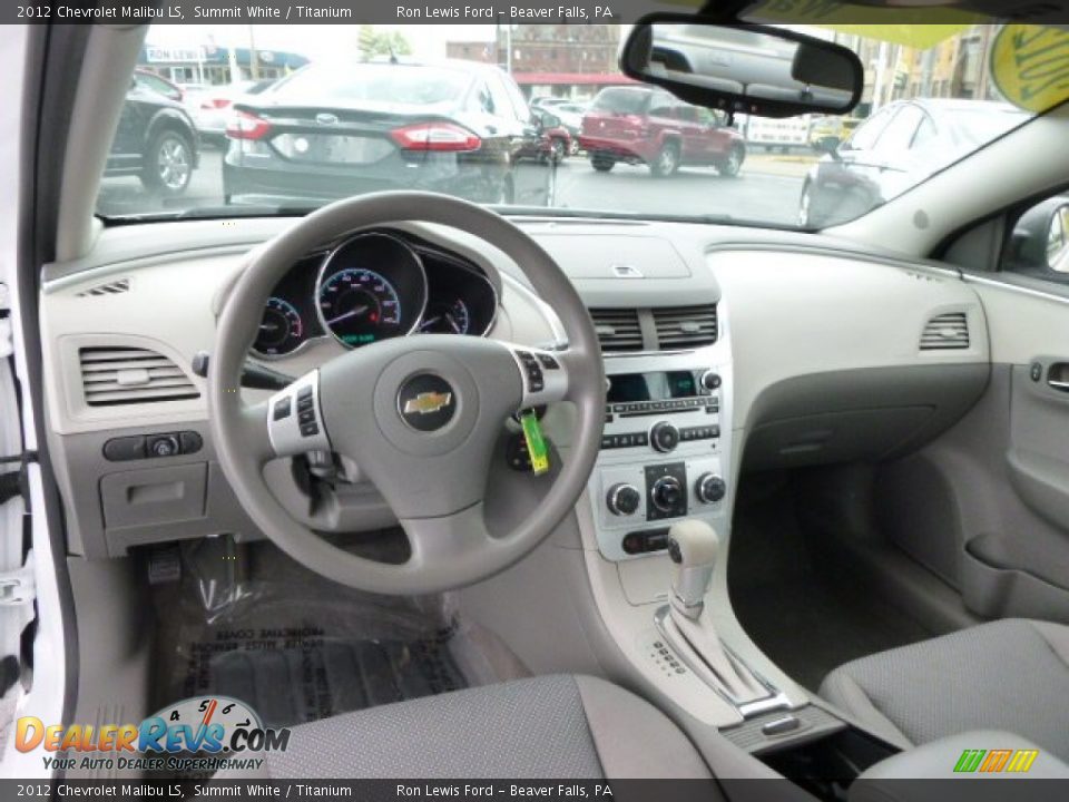 2012 Chevrolet Malibu LS Summit White / Titanium Photo #14