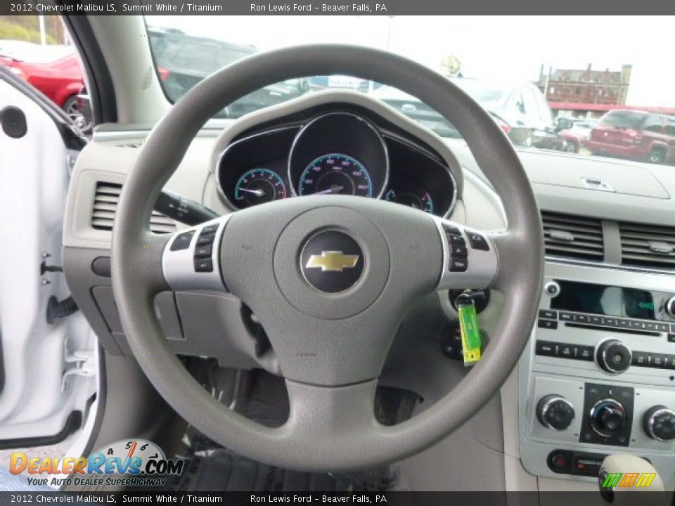 2012 Chevrolet Malibu LS Summit White / Titanium Photo #18