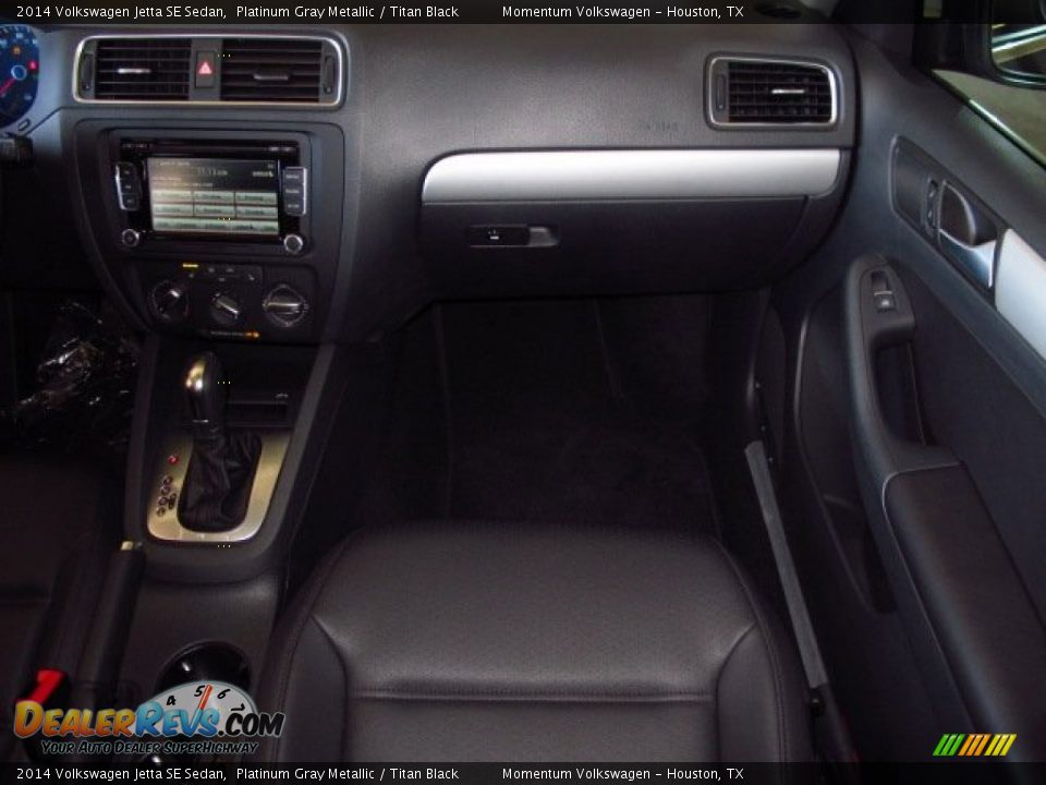 2014 Volkswagen Jetta SE Sedan Platinum Gray Metallic / Titan Black Photo #13